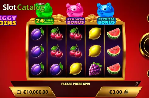 Скрин2. Piggy Coins слот
