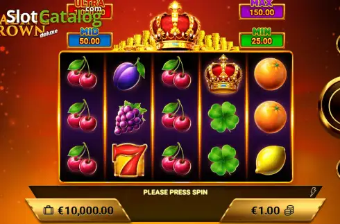 Скрин2. Blazing Crown Deluxe слот