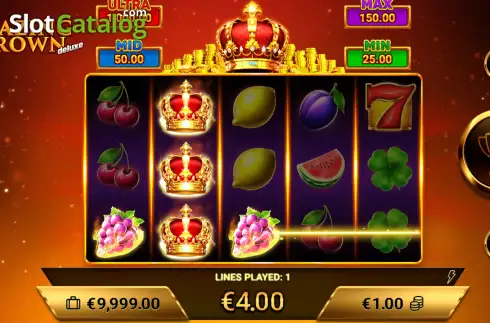 Скрин3. Blazing Crown Deluxe слот