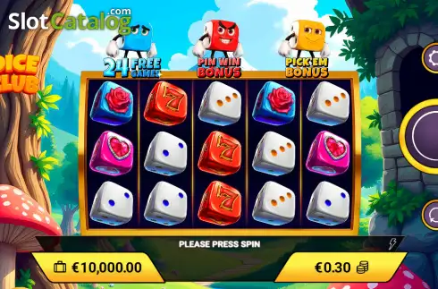 Скрин2. Dice Club слот