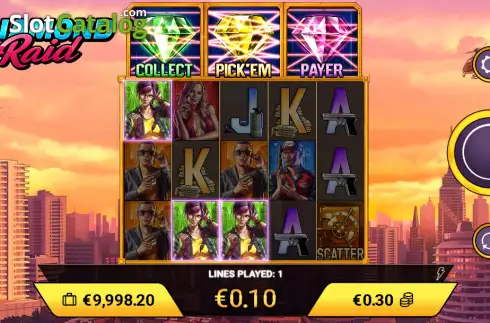 Скрин3. Diamond Raid слот