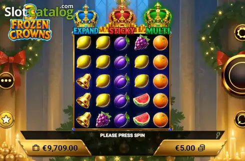 Скрин2. 3 Frozen Crowns слот