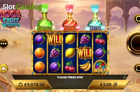 Скрин2. 1001 Fruit Wishes слот