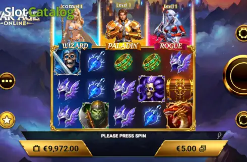 Скрин2. War Age Online слот