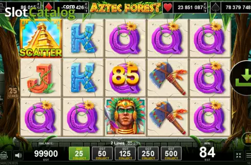 Скрин3. Aztec Forest слот