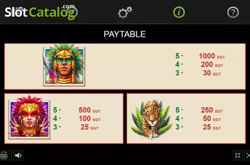 Скрин6. Aztec Forest слот