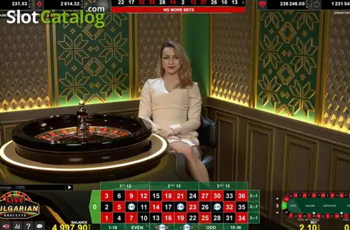 Скрин2. Live Roulette - Bulgarian слот