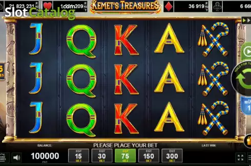 Скрин2. Kemet’s Treasures слот
