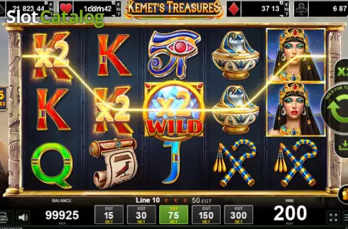 Скрин3. Kemet’s Treasures слот
