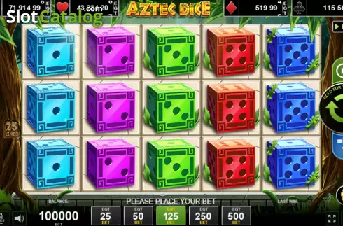 Скрин2. Aztec Dice слот