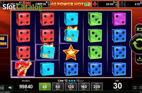 Скрин3. 40 Power Hot Dice слот
