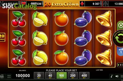 Скрин2. 20 Extra Crown слот