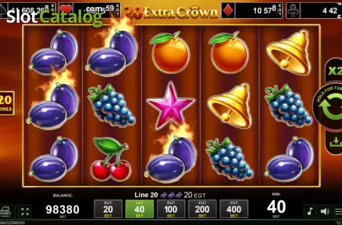 Скрин3. 20 Extra Crown слот