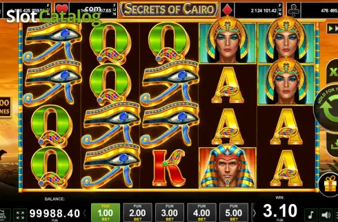 Скрин4. Secrets of Cairo слот