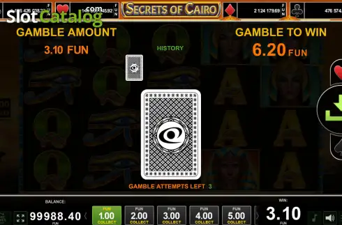 Скрин5. Secrets of Cairo слот