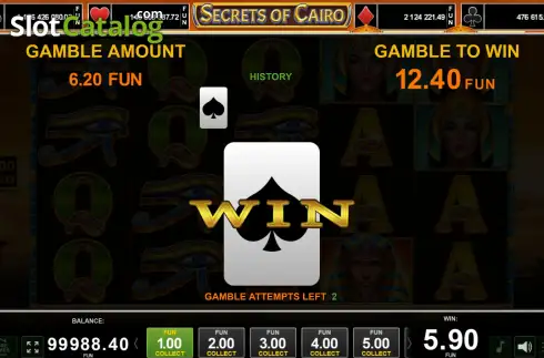 Скрин6. Secrets of Cairo слот