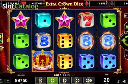 Скрин2. Extra Crown Dice слот