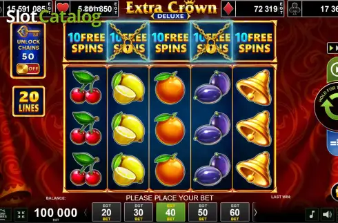 Скрин2. Extra Crown Deluxe слот