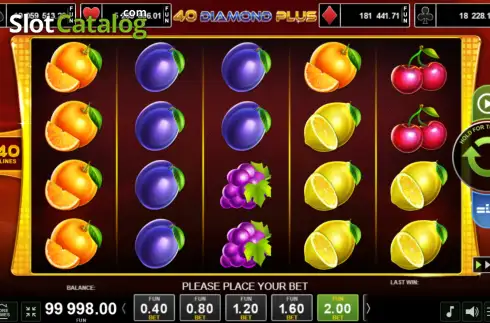 Скрин2. 40 Diamond Plus слот