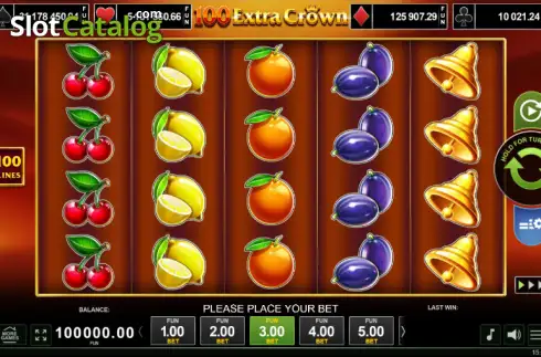 Скрин2. 100 Extra Crown слот