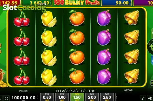 Скрин2. 100 Bulky Fruits Golden Coins Link слот