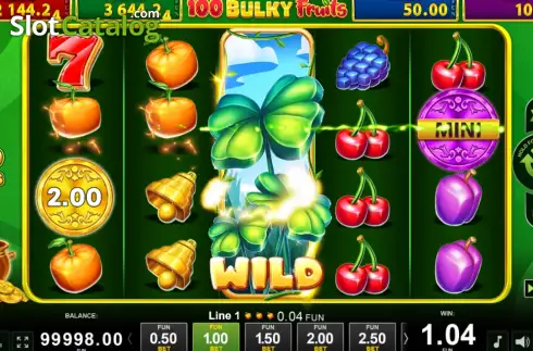 Скрин3. 100 Bulky Fruits Golden Coins Link слот