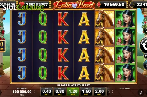 Скрин2. Latin Heart слот
