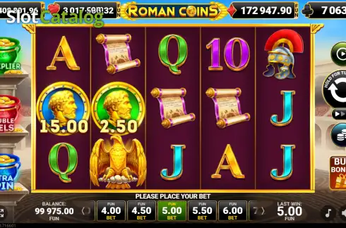Скрин2. Roman Coins слот