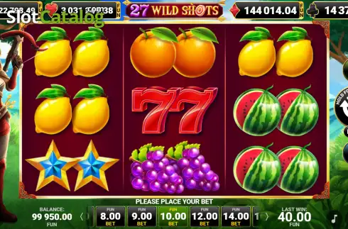 Скрин2. 27 Wild Shots слот