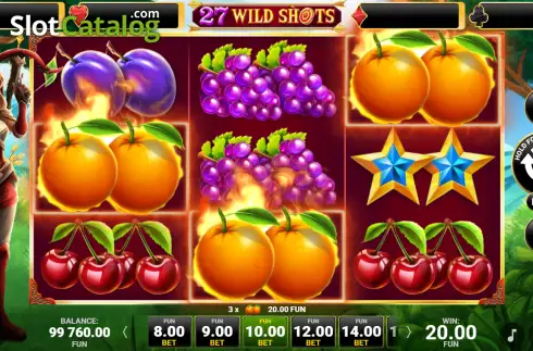 Скрин3. 27 Wild Shots слот