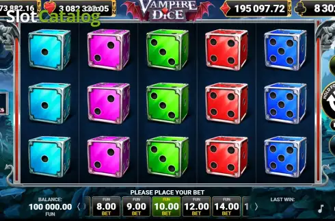 Скрин2. Vampire Dice слот