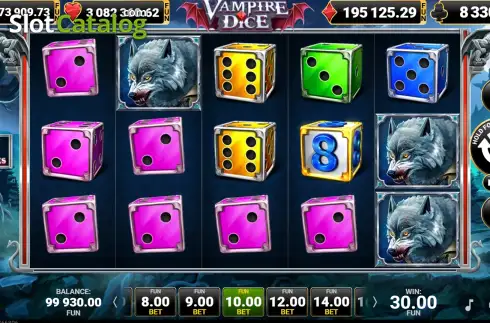 Скрин3. Vampire Dice слот