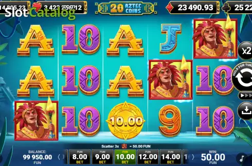 Скрин3. 20 Aztec Coins слот
