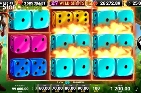 Скрин3. 27 Wild Shots Dice слот