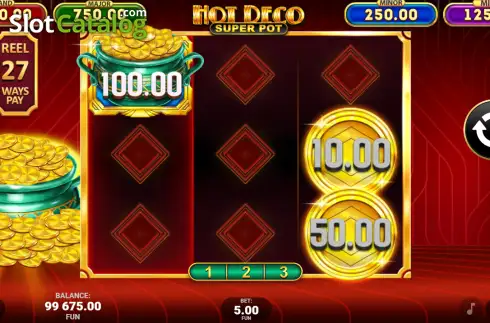 Скрин3. Hot Deco Super Pot слот