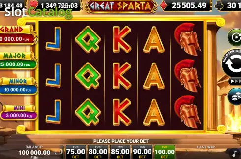 Скрин2. Great Sparta слот