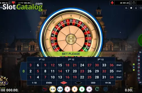 Скрин2. Virtual Monaco Roulette 72x слот