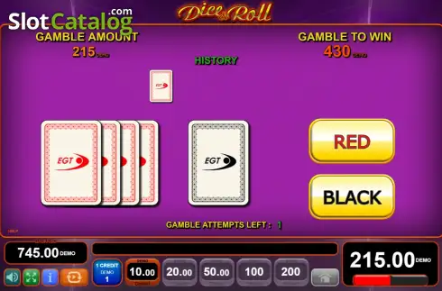 Скрин4. Dice & Roll слот