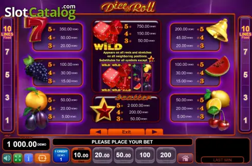 Скрин9. Dice & Roll слот