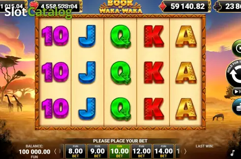 Скрин2. Book of Waka Waka слот