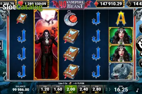 Скрин3. 40 Vampire Beast слот