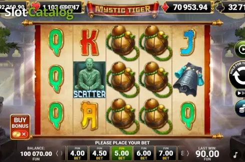 Скрин2. Mystic Tiger слот