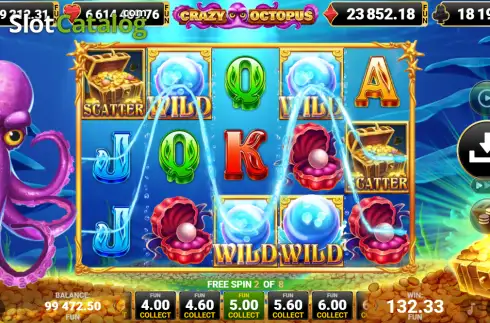 Скрин3. Crazy Octopus слот