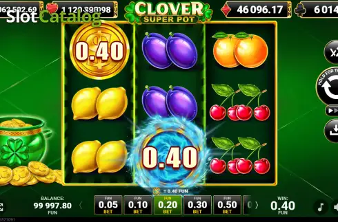 Скрин3. Clover Super Pot слот