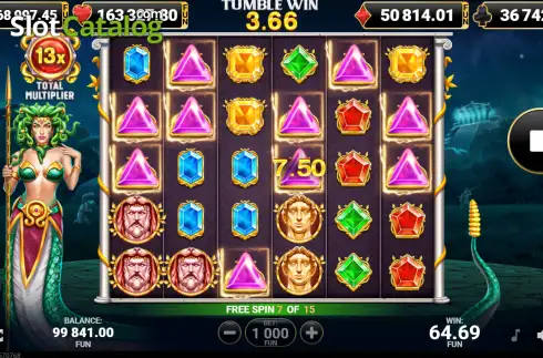 Скрин3. Gorgon's Luck слот