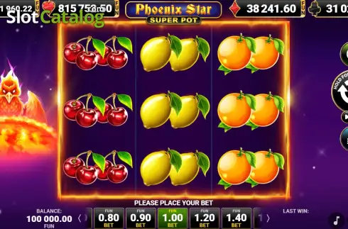 Скрин2. Phoenix Star Super Pot слот