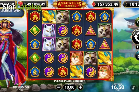 Скрин2. Amaterasu's Treasures слот