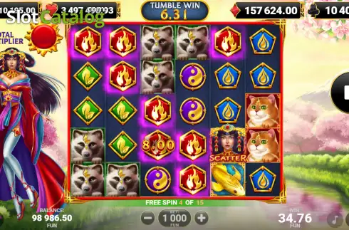 Скрин3. Amaterasu's Treasures слот