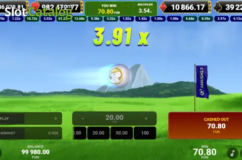Скрин3. Cashybara Golf Edition слот
