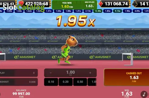 Скрин3. Cashybara Athletics Edition слот